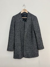 ZARA Basic Grey Tweed Coat
