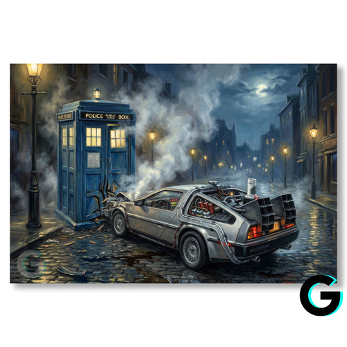 Who tardis delorean - who,