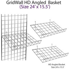 HD Mesh Angled shelf Gridwall