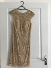 Terani gold cocktail/party dress size 8