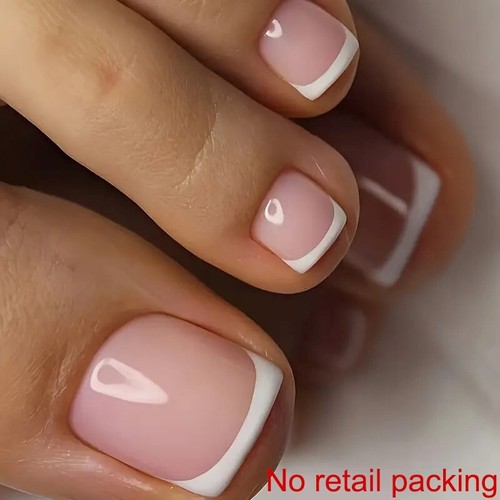 24pcs press white - press,