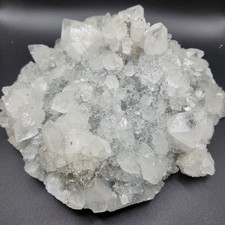 Apophyllite crystals cluster