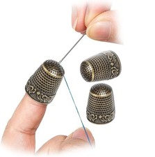 2 x Metal Thimble Bronze