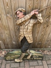 Unique Wooden Golf Wall Sign