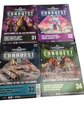 Warhammer 40000 Conquest Issues 31-34 Set Battle Games Magazines