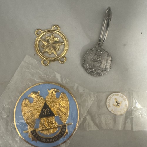 Lot masonic items - masonic,
