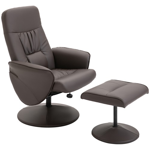 Homcom swivel recliner with - swivel,