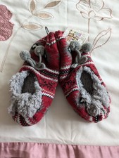 MUK LUKS ORIGINAL PLUSH SLIPPERS L/XL UNWORN WITH TAGS