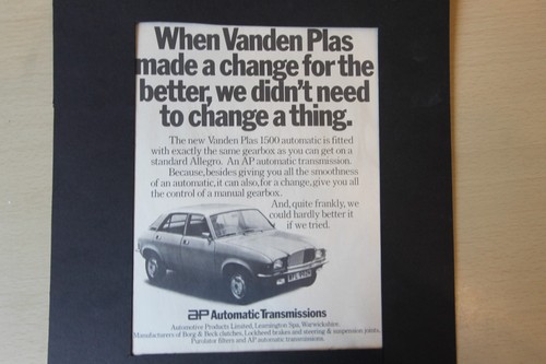 Original mag advert vanden - original,