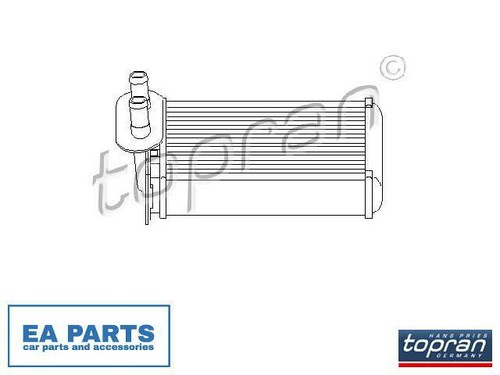 Heat exchanger interior - heat,