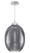 Vintage Smoked Glass Shade