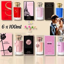 Women's Perfume Bundle JobLot 6x 100ml EDT Fragrances Gift Set New Sealed RRP£75