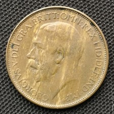 Great Britain 1920 Half-penny coin, George V