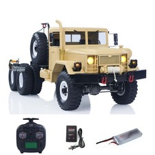 6X6 Military Truck 1/12 Off Road Car HC10 2Speed Tractor ST8 Radio Battery Smoke
