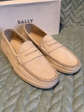 Bally womens Suede loafer