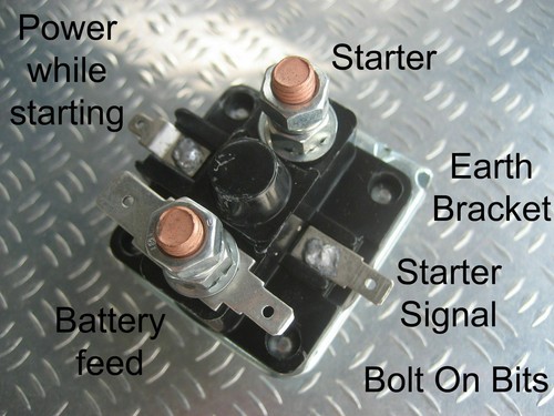 Starter solenoid opel viva - starter,