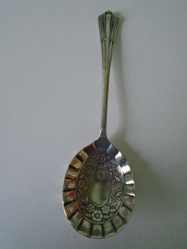 Old preserve spoon embossed - preserve,