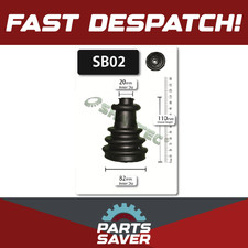 CV Joint Boot fits JAGUAR C.V. Driveshaft Gaiter Shaftec Top Quality Guaranteed