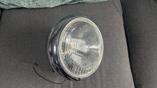 Rare Genuine HIGHWAY HAWK 8 inch USA CHROME Headlight