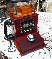 Vintage Ericsson Mahogany PTT