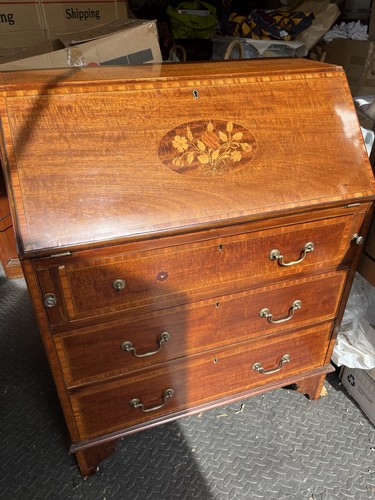 Antique laquered mahogany - antique,