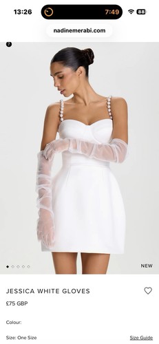 Nadine merabi white bridal - nadine,