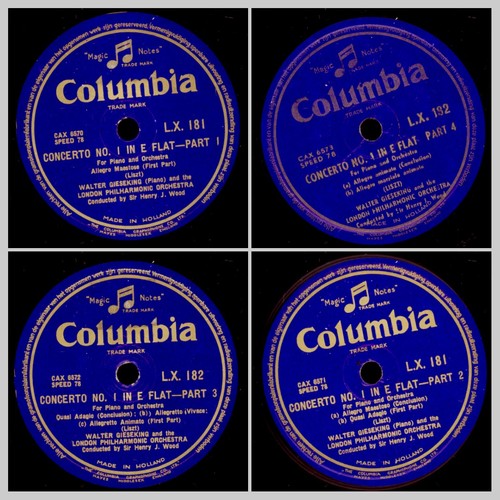 Walter gieseking piano - -piano-, &