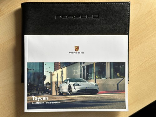 Porsche taycan owners handbook - porsche,