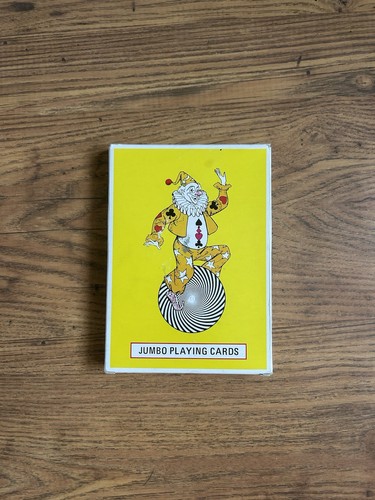 Vintage jumbo playing cards - jumbo,