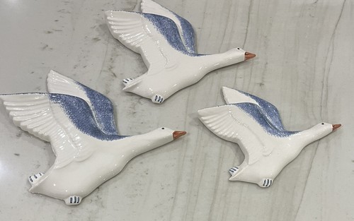 Vintage rye pottery flying - vintage,