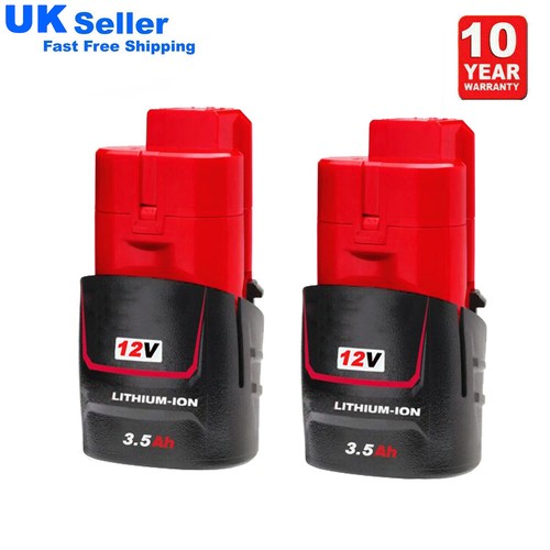 For milwaukee m12 - 12v, 3.5ah