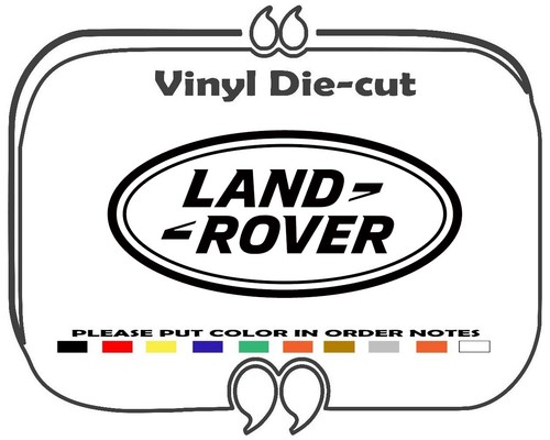 Logo land rover decal - land,