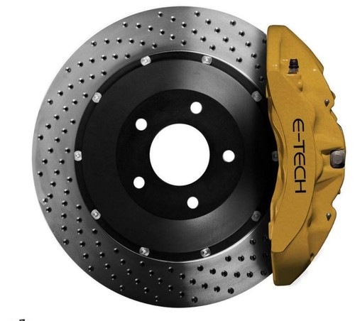 Gold brake caliper - brake, paint