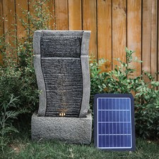 Curved Outdoor Fountain Garden
