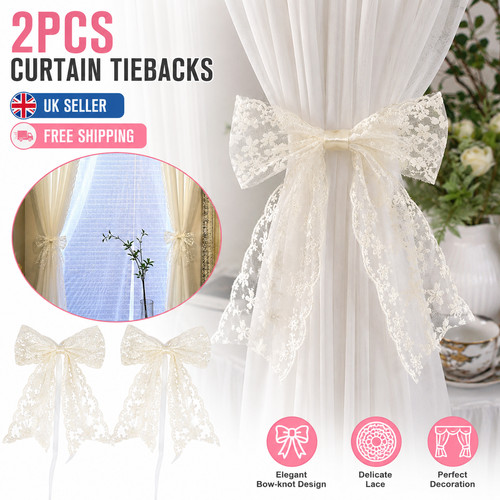 2pcs curtain tieback clips - 2pcs,