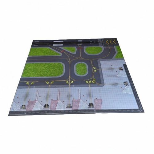 Play mat realistic rubber - play,