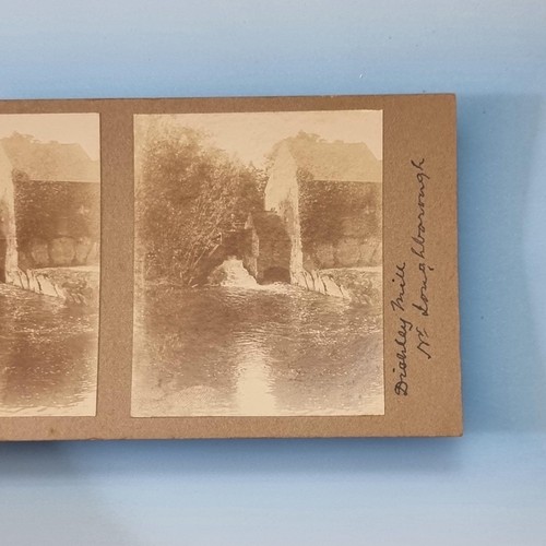 Dishley stereoview c1900 - dishley, real
