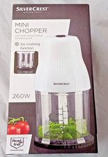 Silvercrest Mini Chopper 260W Kitchen Tool with Ice Crush Function