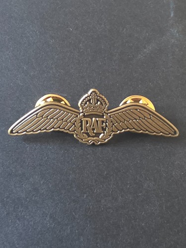 Raf wings with kings crown - with, pin