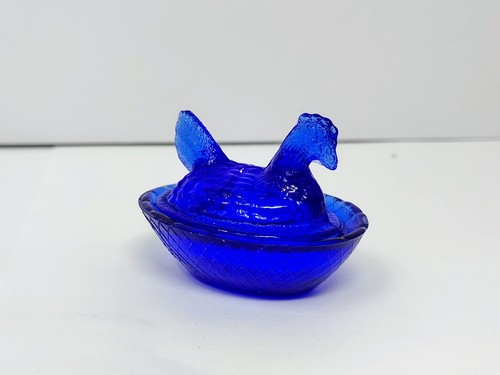 Mini hen nest cobalt - on,