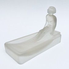 Vintage Art Deco Frosted Glass