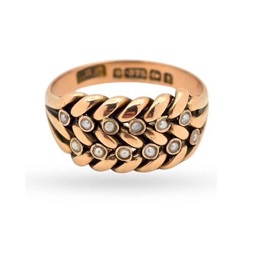 Antique 9ct rose gold - antique,