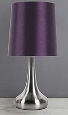 Brand New Stylish Design Metal Rimini Purple Touch Lamp Room Decoration 