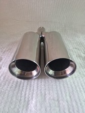 Suits Mini Cooper S F56 Exhaust Box Delete Tailpipe Tips 4" Twin Replacement
