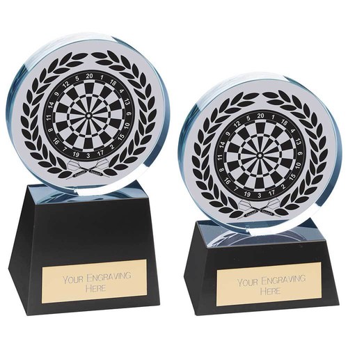 Darts trophies crystal - trophies,