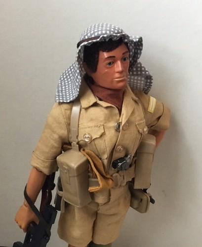 Vintage action man - man, shemagh
