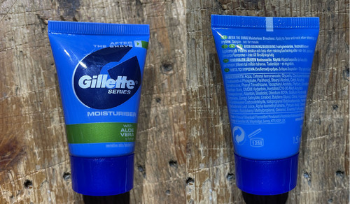 Gillette tube moisturiser with - gillette,