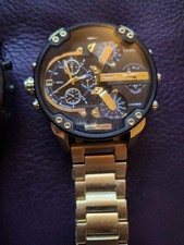 Diesel Men's Stainless Steel Gold Big Daddy Watch