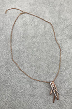 18ct rose gold cable chain