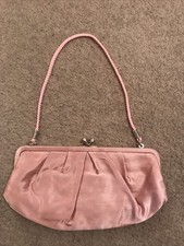 Women’s Ravel Pink Satin Vintage Clutch Bag With Strap
